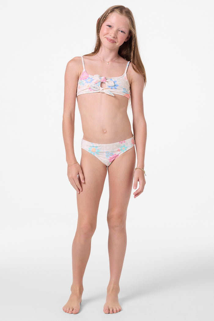 Girl's Bali Floral Hanky Set - Tapioca | O'Neill