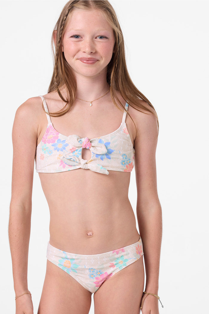 Girl's Bali Floral Hanky Set - Tapioca | O'Neill