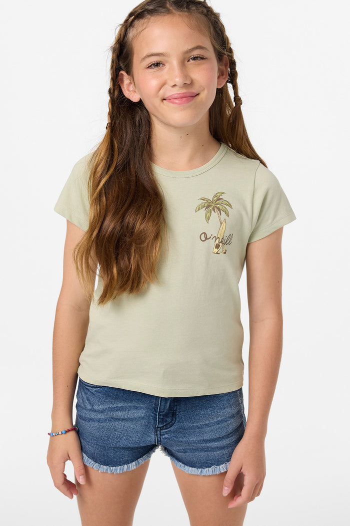 Girl's Beach Bug Willa Skimmer Tee - Desert Sage | O'Neill