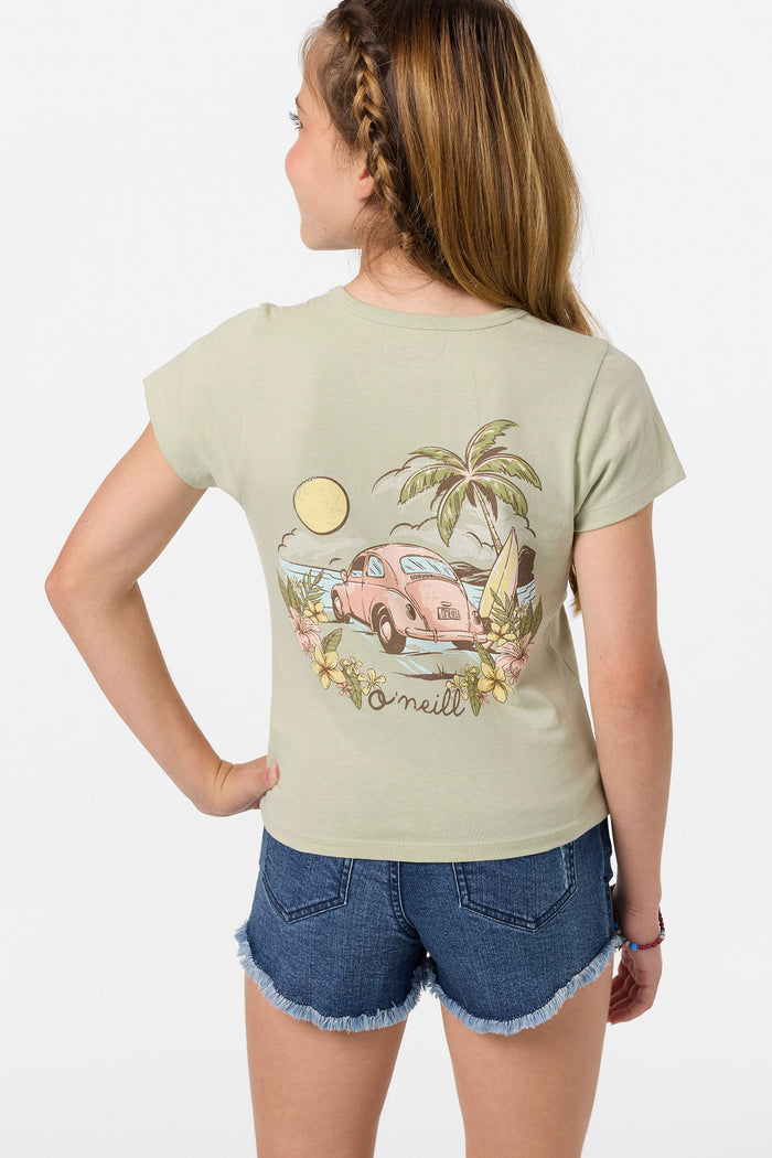 Girl's Beach Bug Willa Skimmer Tee - Desert Sage | O'Neill