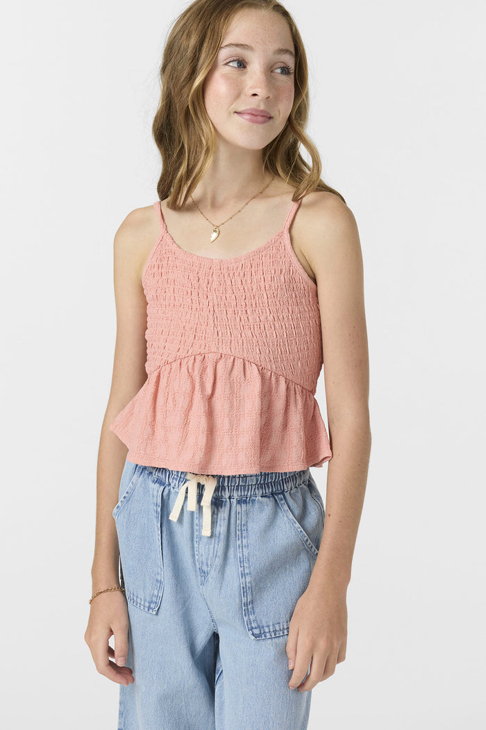 Girl's Bianca Sleeveless Top - Coral Haze | O'Neill