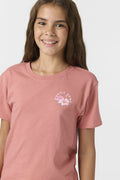 Girl's Coast Hibiscus Tee - Desert Sand | O'Neill