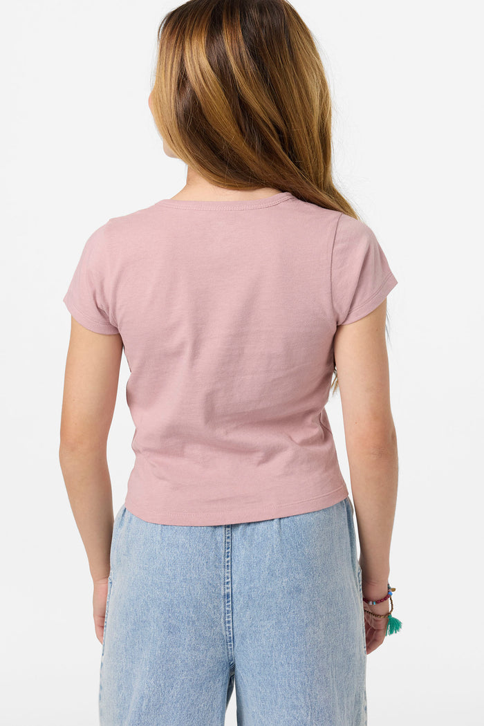Girl's Coastal Cruiser Willa Skimmer Tee - Deauville Mauve | O'Neill