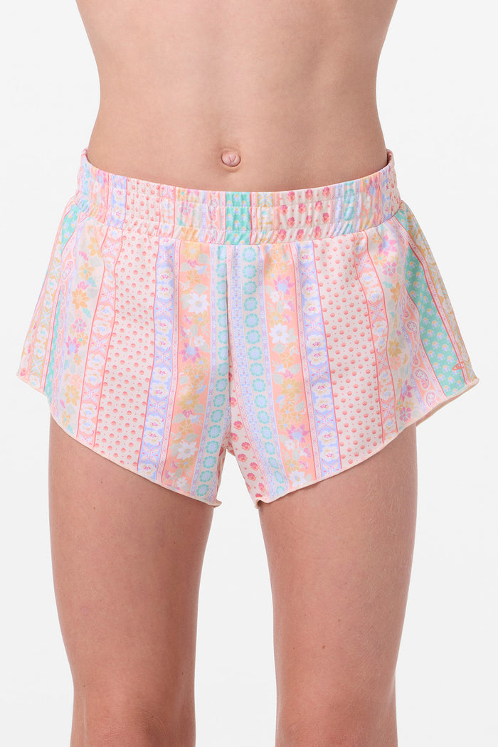Girl's Cruising Printed 2" Boardshorts - Ivory | O'Neill
