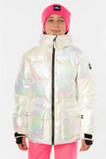 Girl's FWC Cruz Puffer Snow Jacket - Pearl | O'Neill