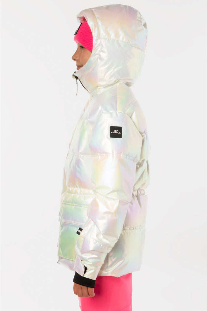 Girl's FWC Cruz Puffer Snow Jacket - Pearl | O'Neill