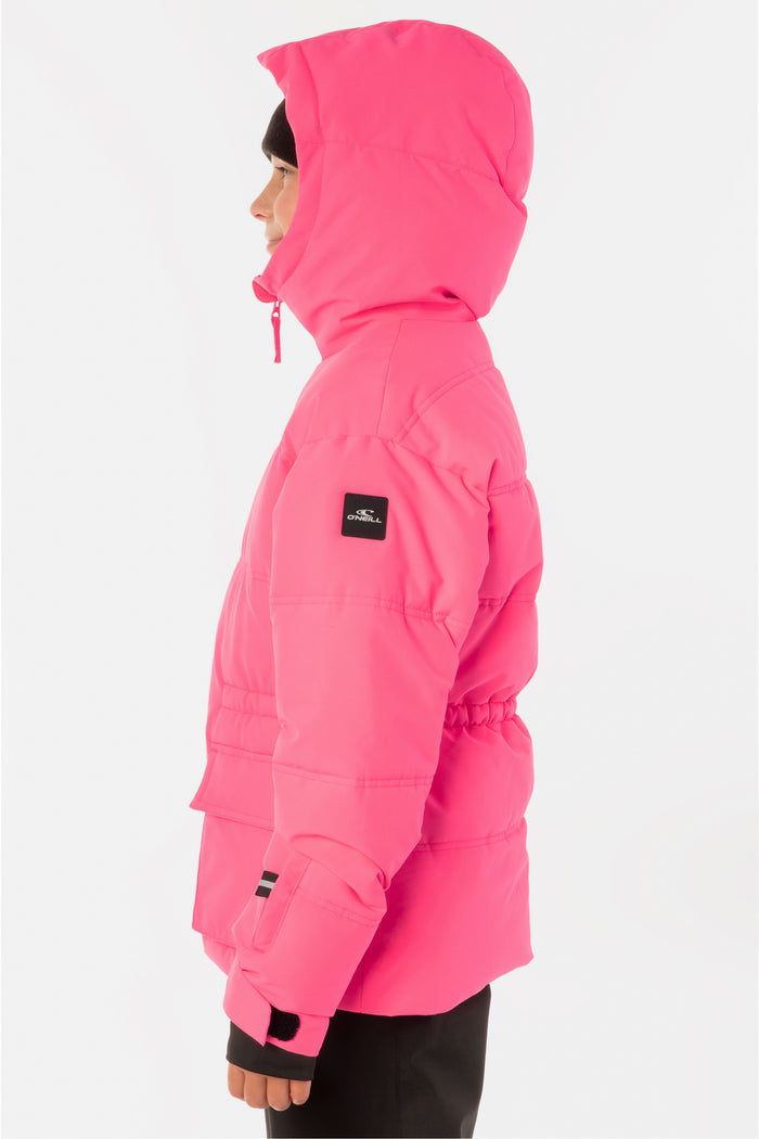Girl's FWC Cruz Puffer Snow Jacket - Skatr Pnk | O'Neill