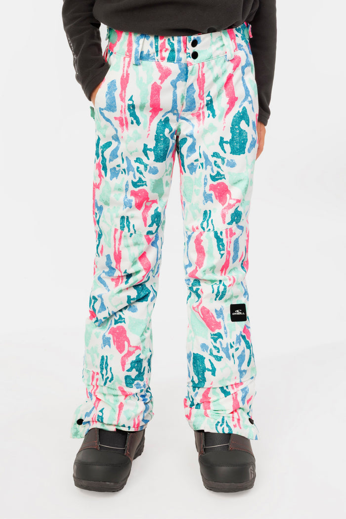 Girl's FWC Cruz Snow Pants - Wht Clustr | O'Neill