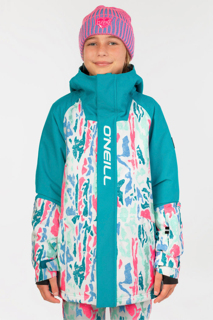 Girl's FWC Play Snow Jacket - Wht Clustr | O'Neill