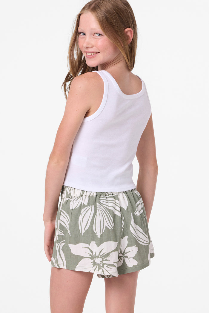 Girl's Gabi Short Floral Shorts - Sea Spray | O'Neill