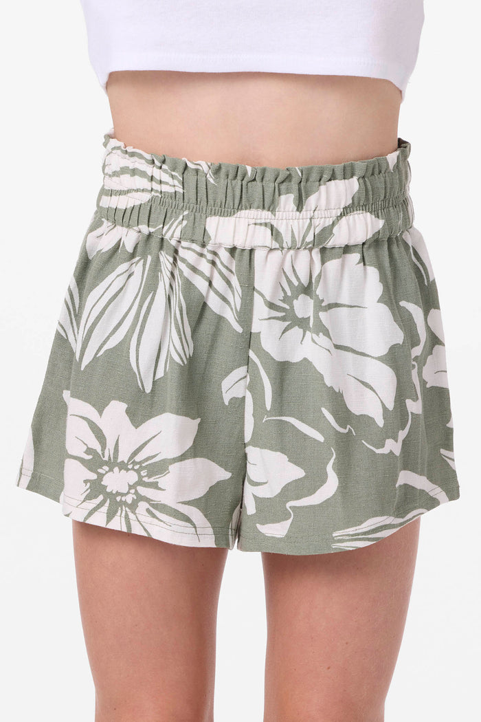 Girl's Gabi Short Floral Shorts - Sea Spray | O'Neill