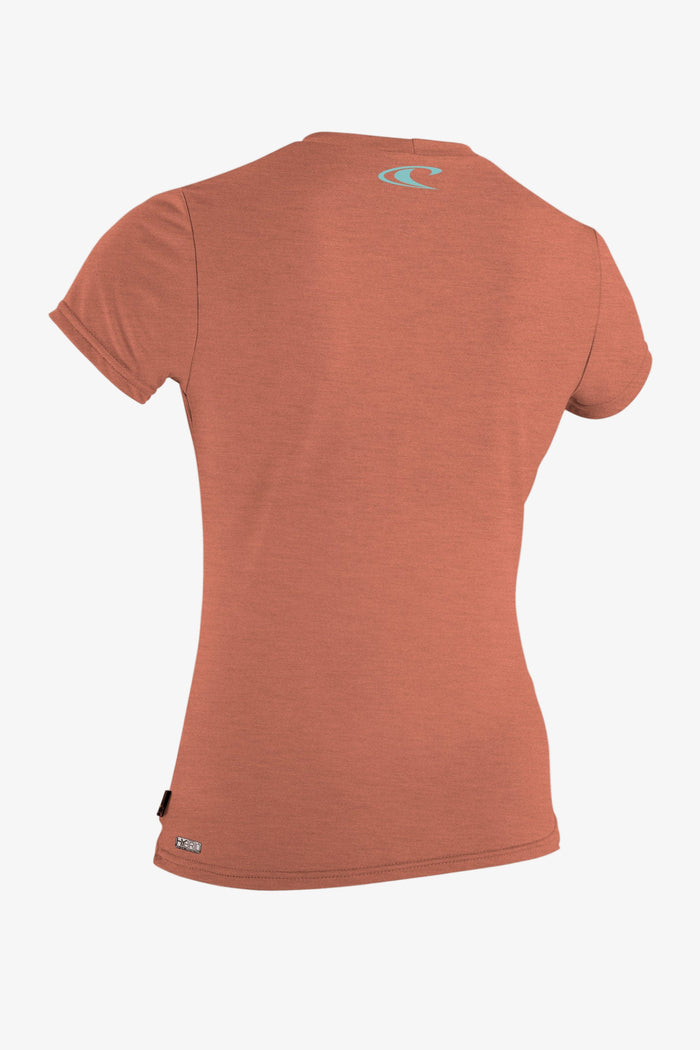 Girl's Hybrid S/S Sun Shirt - Light Grapefruit | O'Neill