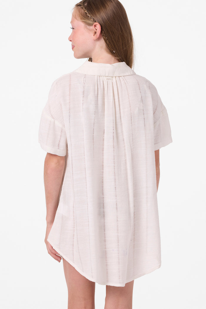 Girl's Kyra Cover Up Dress - Vanilla | O'Neill