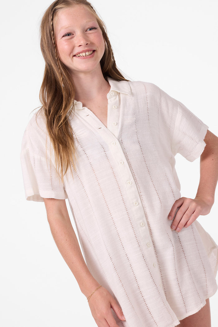 Girl's Kyra Cover Up Dress - Vanilla | O'Neill