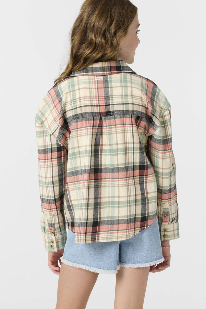 Girl's Leslye Long Sleeve Top - Tapioca | O'Neill