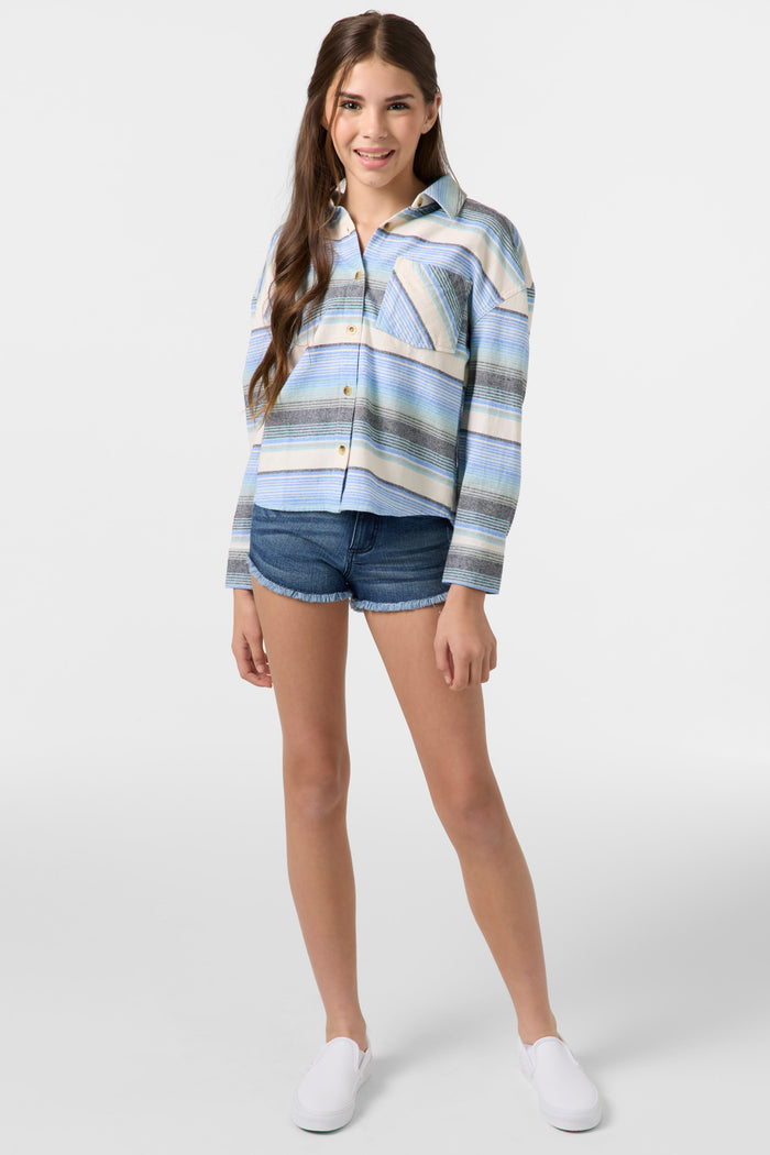Girl's Leslye Long Sleeve Top - Regatta | O'Neill