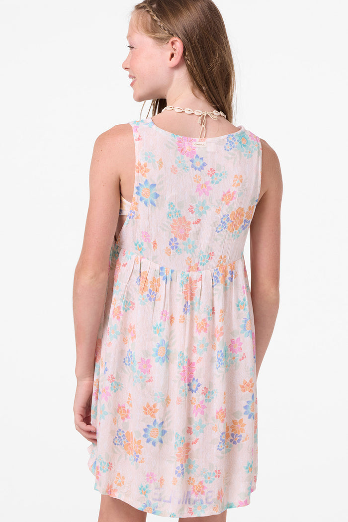 Girl's Letty Printed Cover Up Dress - Tapioca | O'Neill