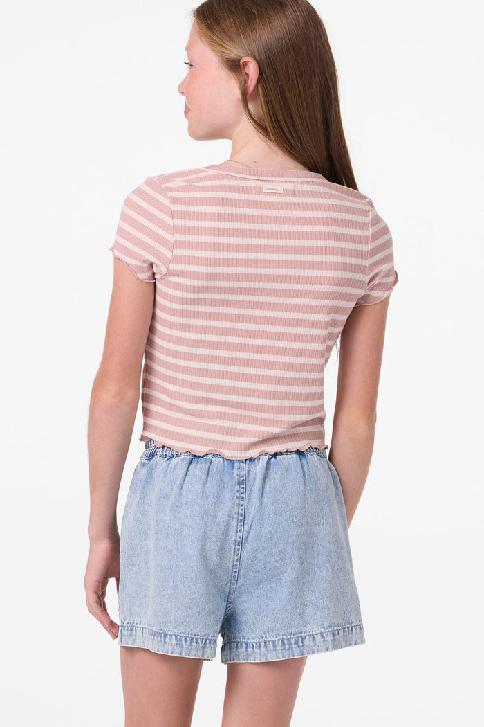 Girl's Merrit Top - Misty Rose | O'Neill