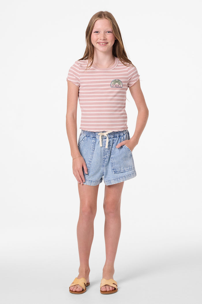Girl's Merrit Top - Misty Rose | O'Neill