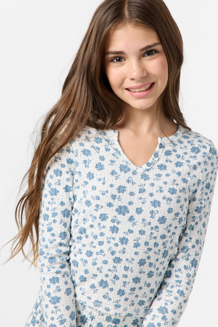 Girl's Messer Long Sleeve Top - Winter White | O'Neill