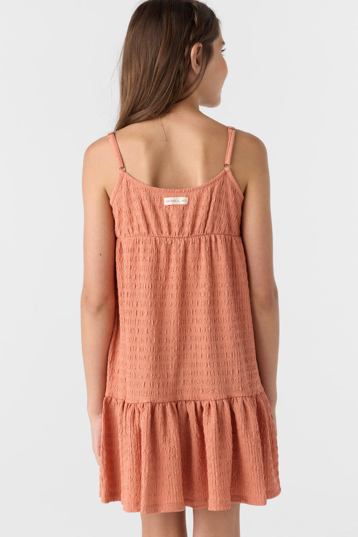 Girl's Phelly Mini Dress - Canyon Clay | O'Neill