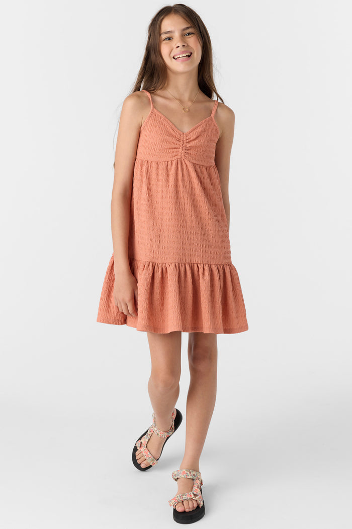 Girl's Phelly Mini Dress - Canyon Clay | O'Neill