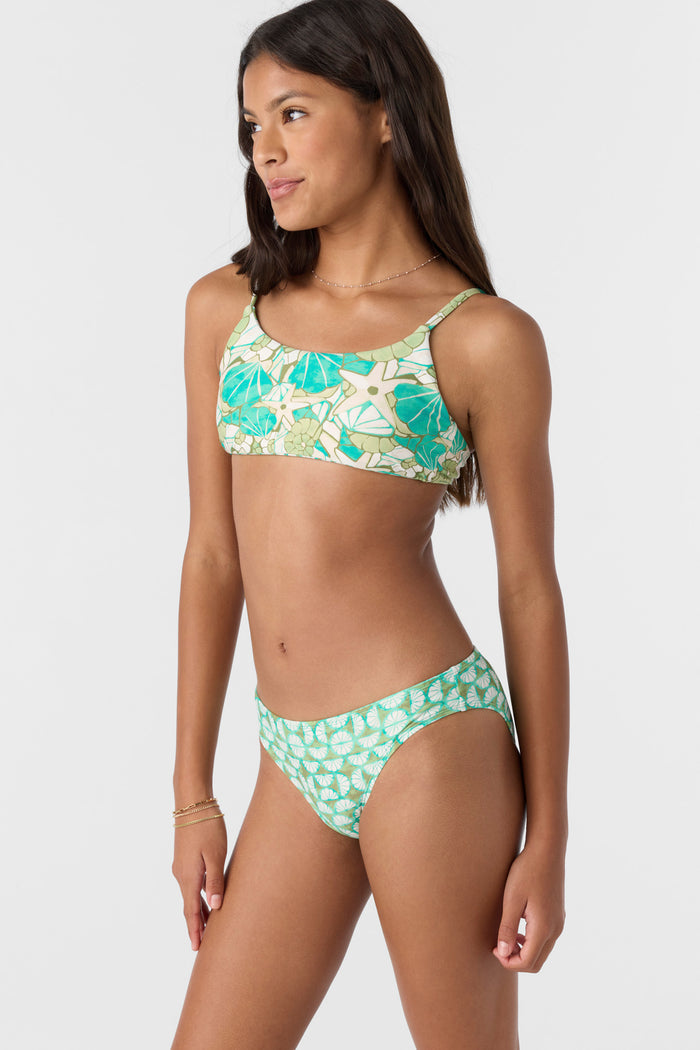 Girl's Shell Abstract Revo Tie Back Set - Multi Clr | O'Neill