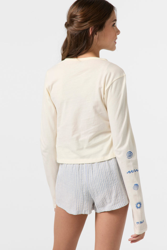Girl's Shelly Long Sleeve Tee - Winter White | O'Neill