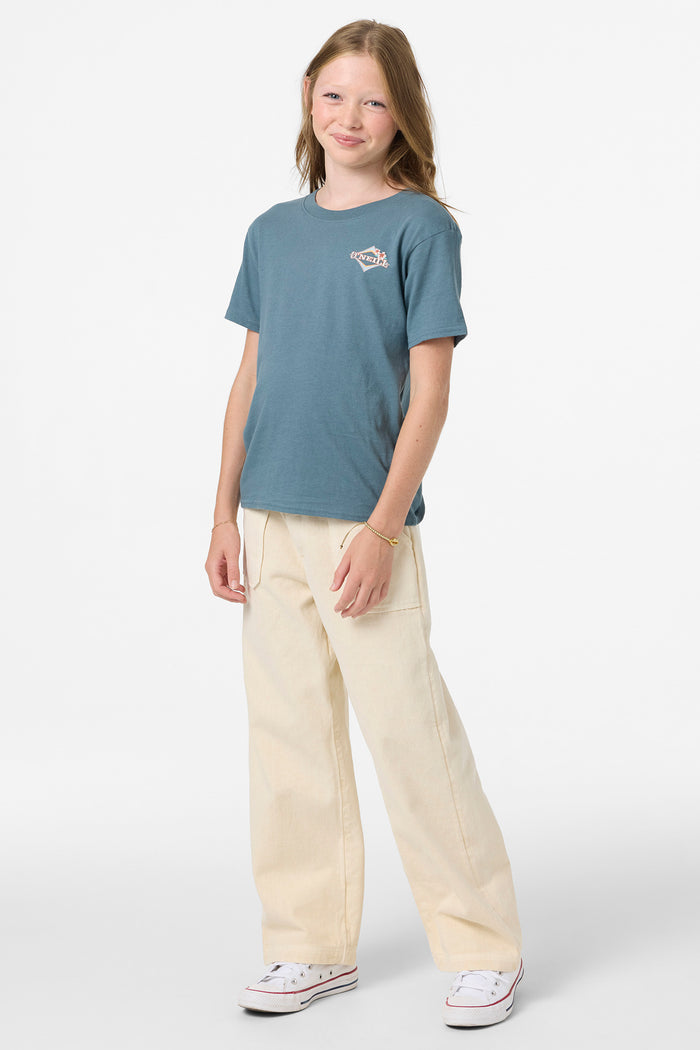 Girl's State Beach Tee - Washed Slate | O'Neill