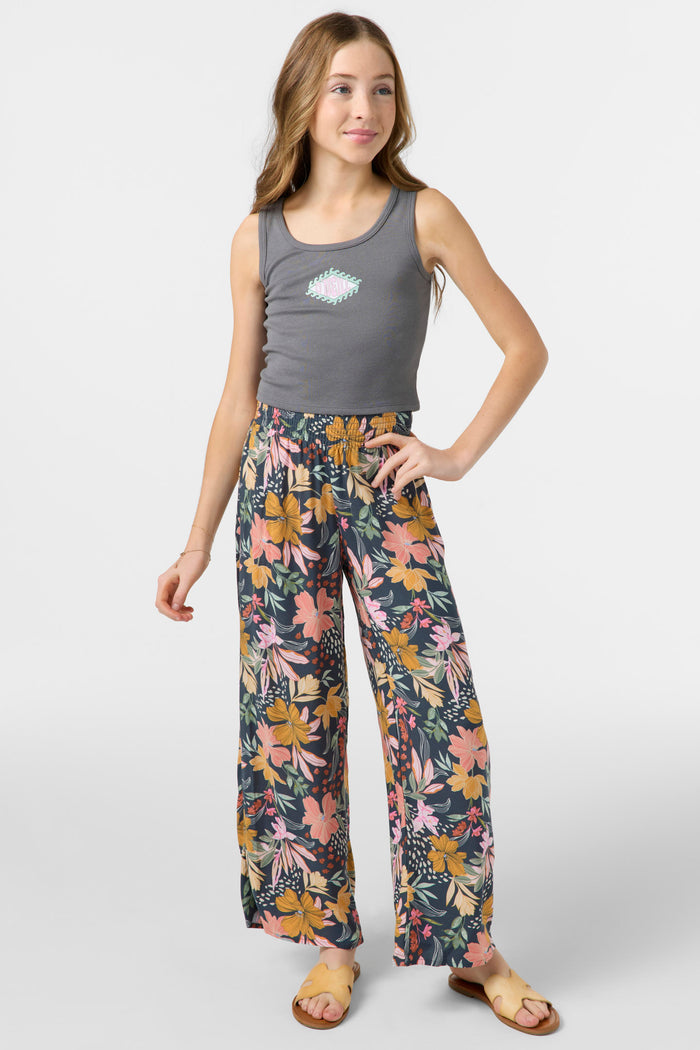 Girl's Torrie Mila Floral Pants - Slate | O'Neill