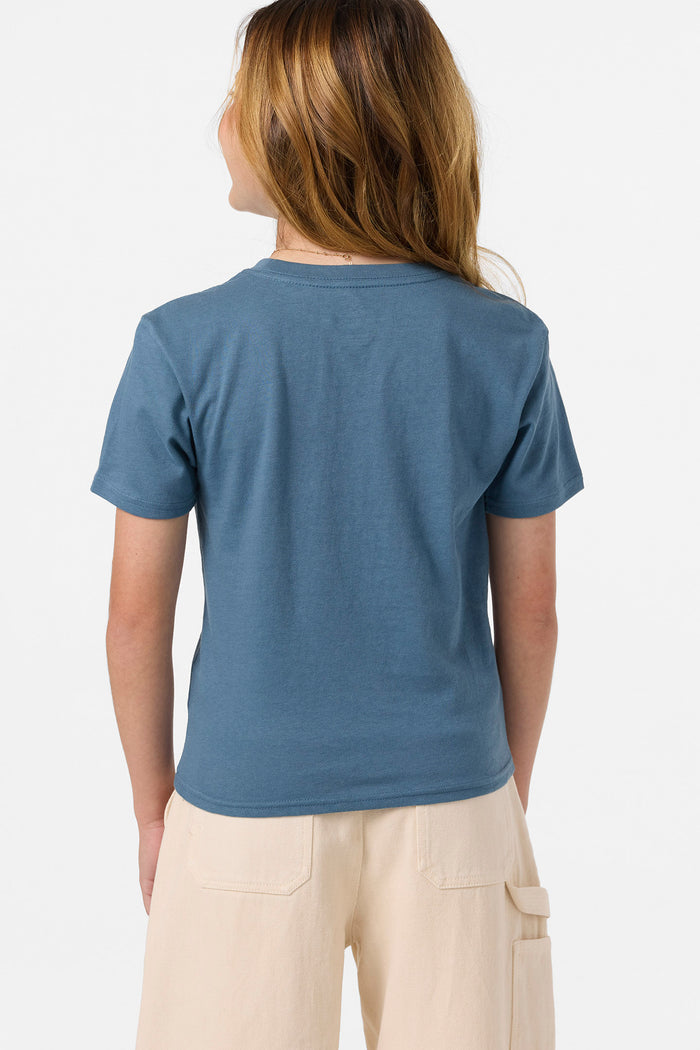 Girl's Traveling West Angie Tee - Blue Fusion | O'Neill