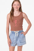 Girl's Tristan Tank - Carob Brown | O'Neill