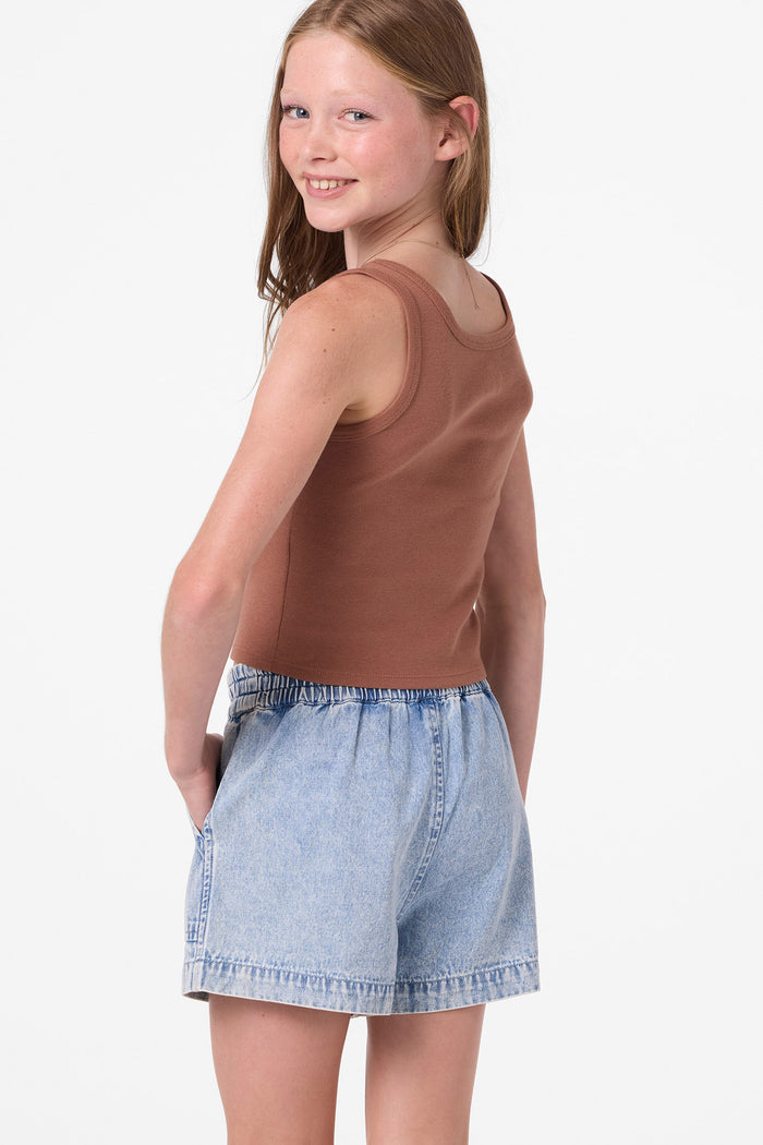 Girl's Tristan Tank - Carob Brown | O'Neill