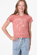 Girl's Willa Skimmer Tee - Canyon Rose | O'Neill