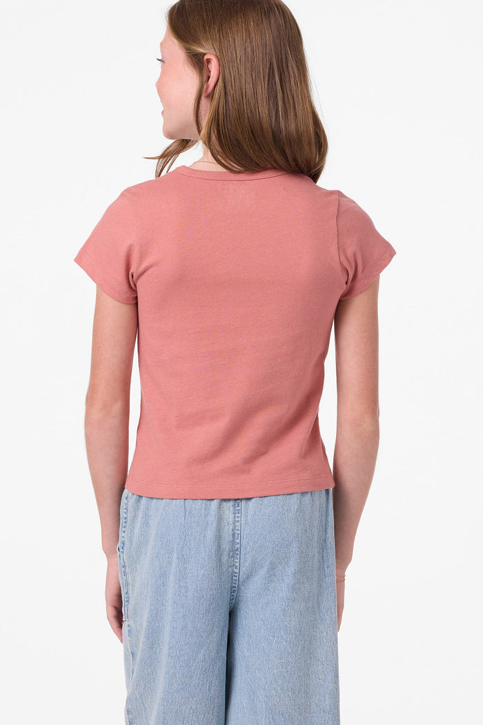 Girl's Willa Skimmer Tee - Canyon Rose | O'Neill