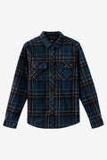 Glacier Plaid Superfleece Standard Fit Long Sleeve Shirt - Midnight Navy | O'Neill