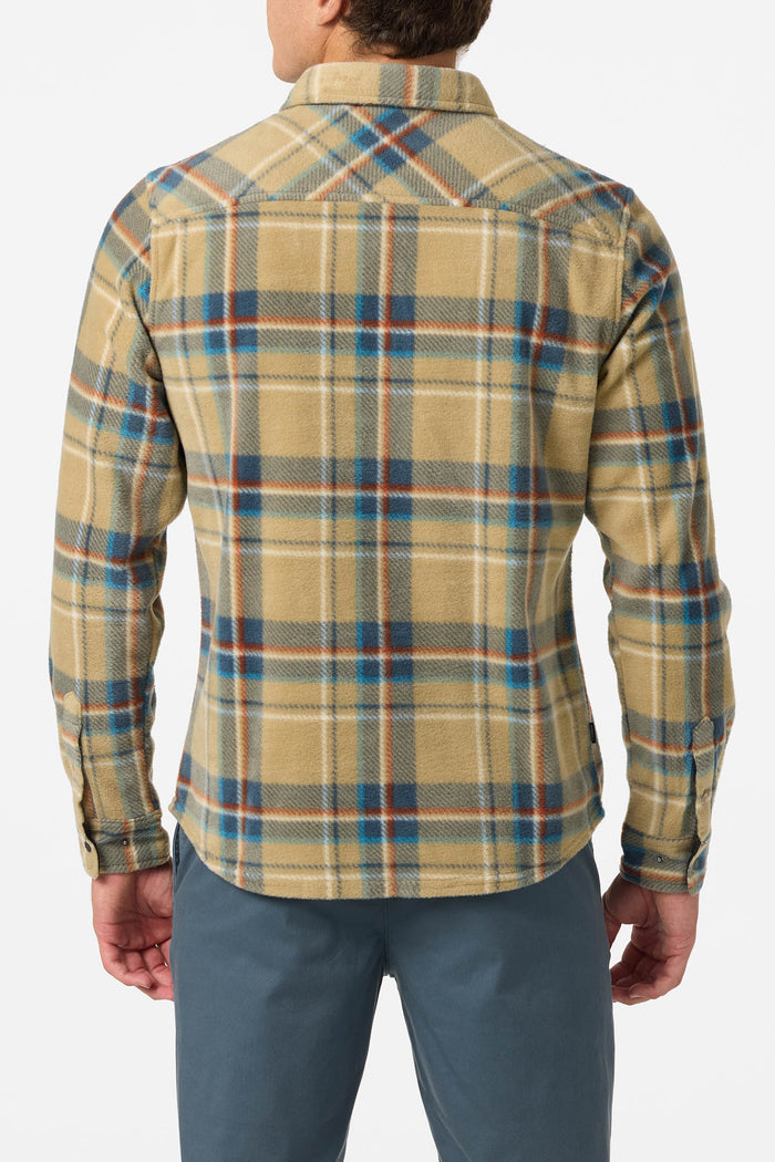 Glacier Plaid Superfleece Standard Fit Long Sleeve Shirt - Twill | O'Neill