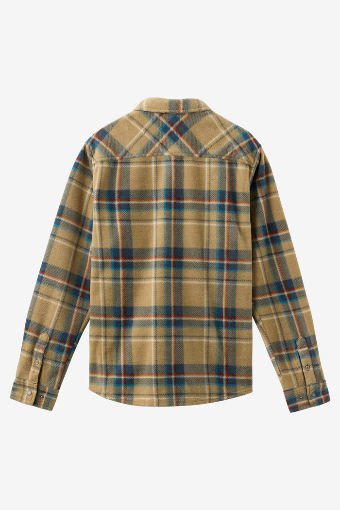 Glacier Plaid Superfleece Standard Fit Long Sleeve Shirt -  | O'Neill