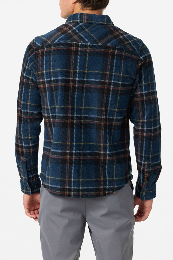 Glacier Plaid Superfleece Standard Fit Long Sleeve Shirt -  | O'Neill