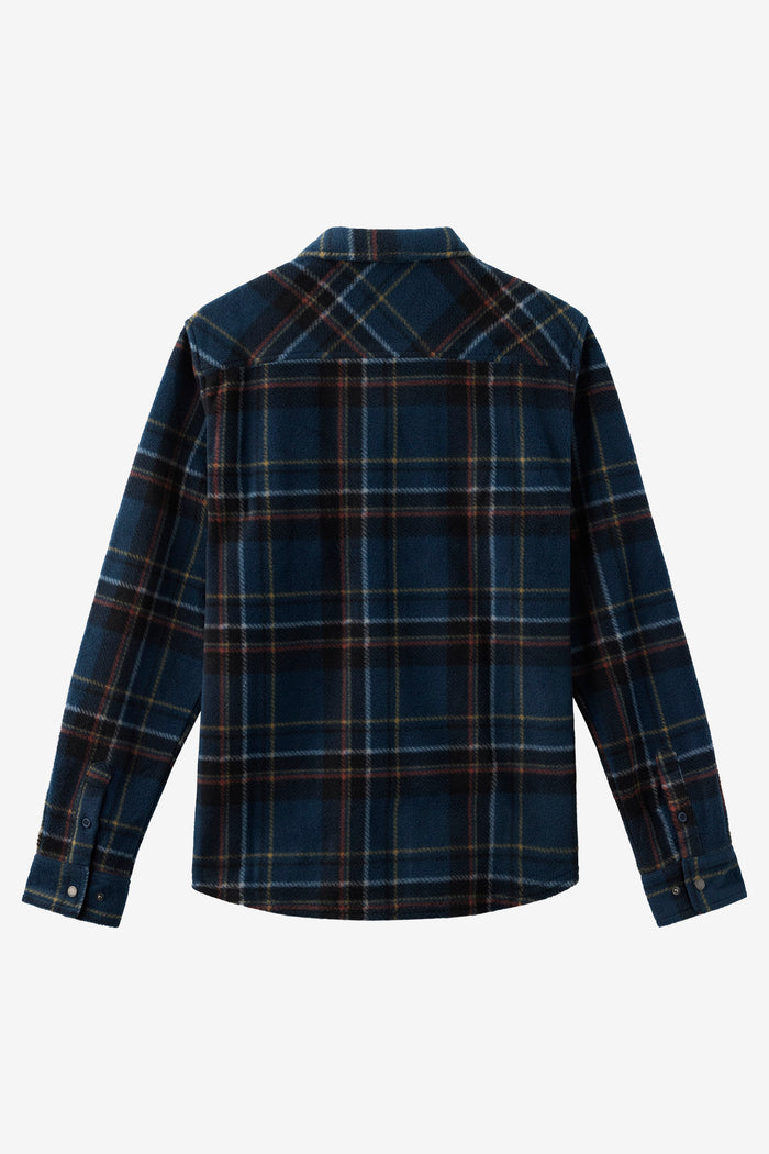 Glacier Plaid Superfleece Standard Fit Long Sleeve Shirt -  | O'Neill