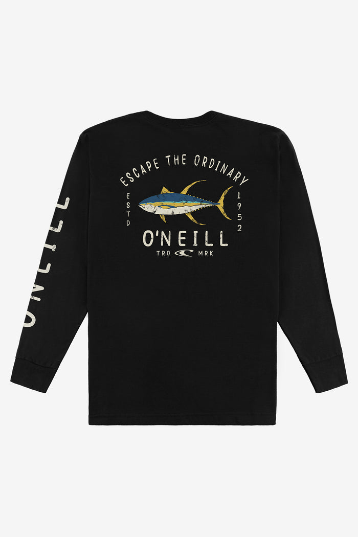 Grindz Standard Fit Long Sleeve Tee - Black | O'Neill