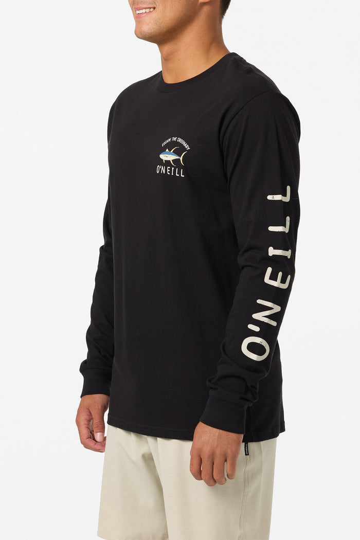 Grindz Standard Fit Long Sleeve Tee - Black | O'Neill