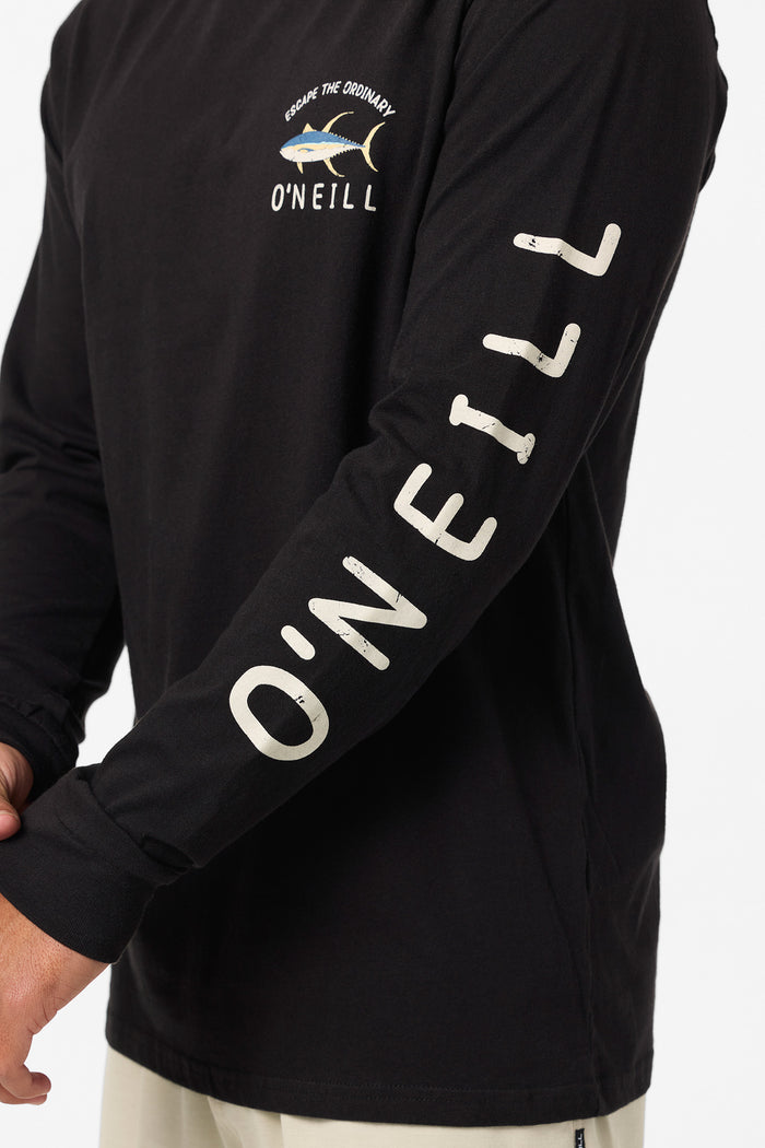 Grindz Standard Fit Long Sleeve Tee - Black | O'Neill