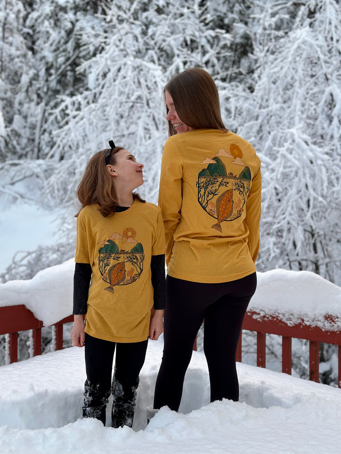 Halibut Fishing Long Sleeve Tee - Unisex
