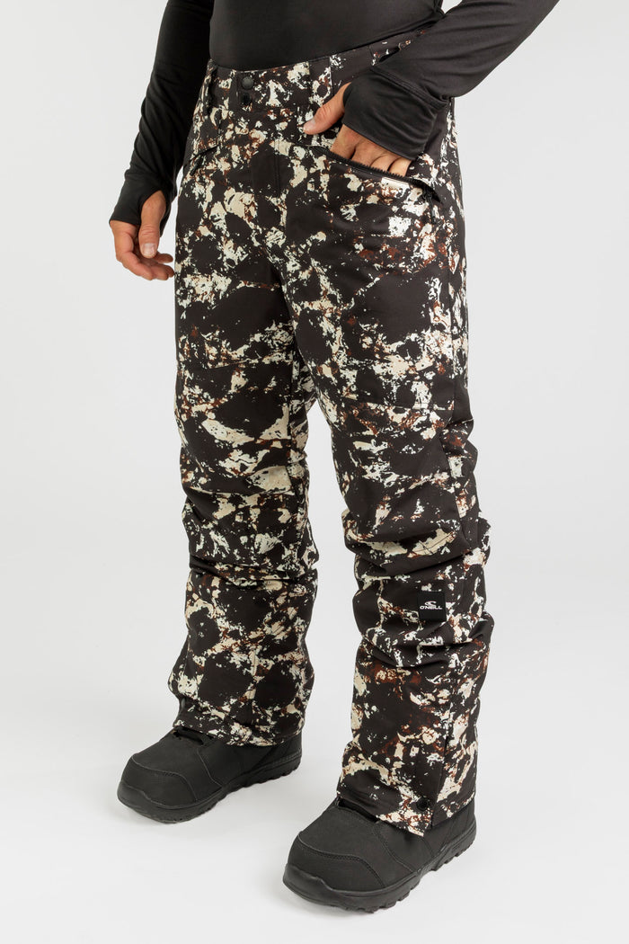 Hammer Insulated Snow Pants - Blk/Beige | O'Neill