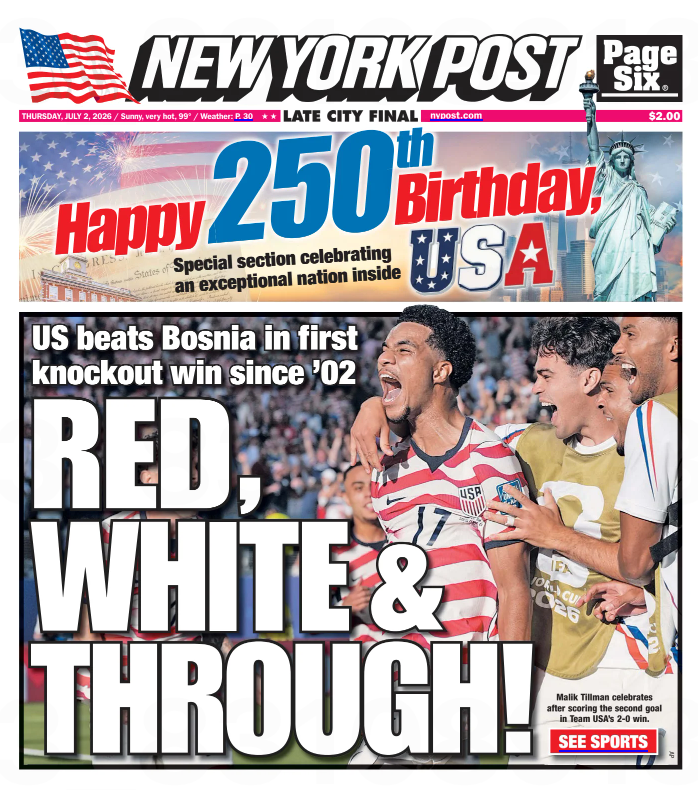 Happy 250th Birthday Commemorative Edition