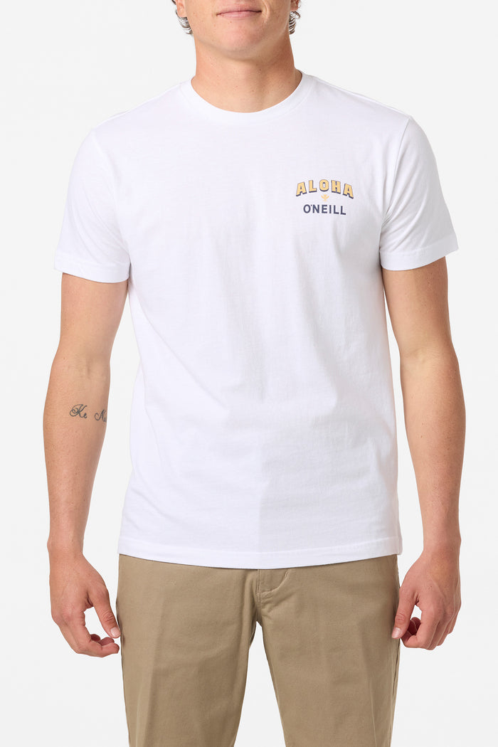 Hawaii Aloha Standard Fit Tee - White | O'Neill