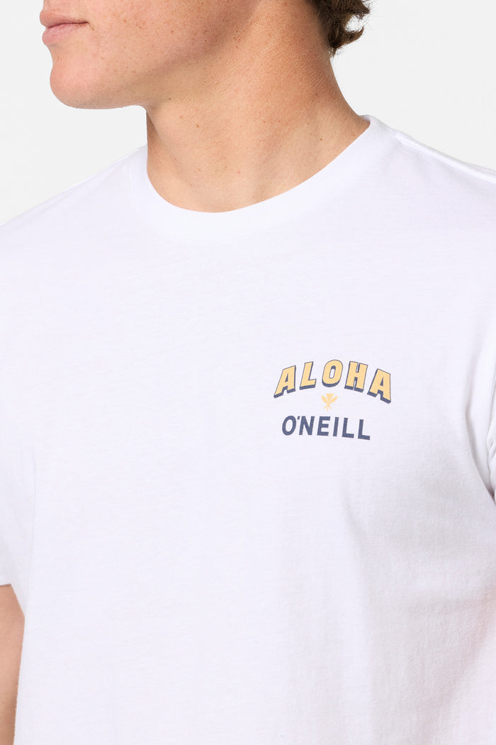 Hawaii Aloha Standard Fit Tee - White | O'Neill