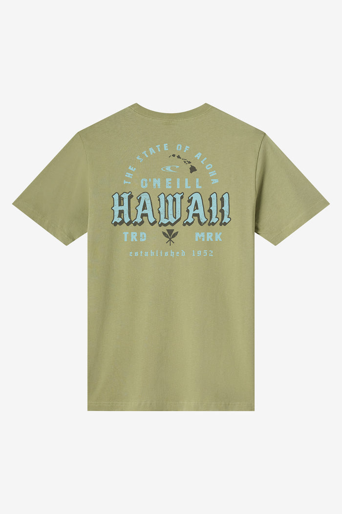 Hawaii Arc Classic Tee - Oil Green | O'Neill