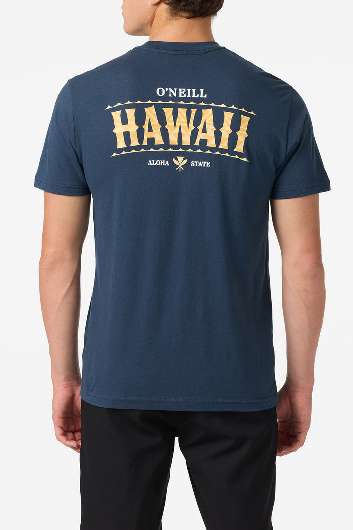 Hawaii Arch Standard Fit Tee - New Navy | O'Neill